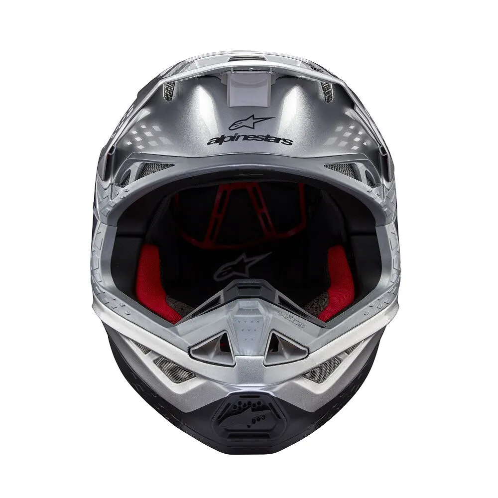 Casco Alpinestars SM10 Flood Gris Negro Naranja