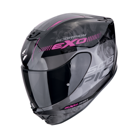 Casco Scorpion EXO-391 Ava Negro Rosa image_1