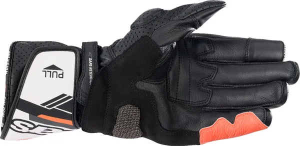 Guantes Alpinestars SP-8 V3 Negro Blanco Rojo Fluo Guantes Alpinestars SP-8 V3 Negro Blanco Rojo Fluo