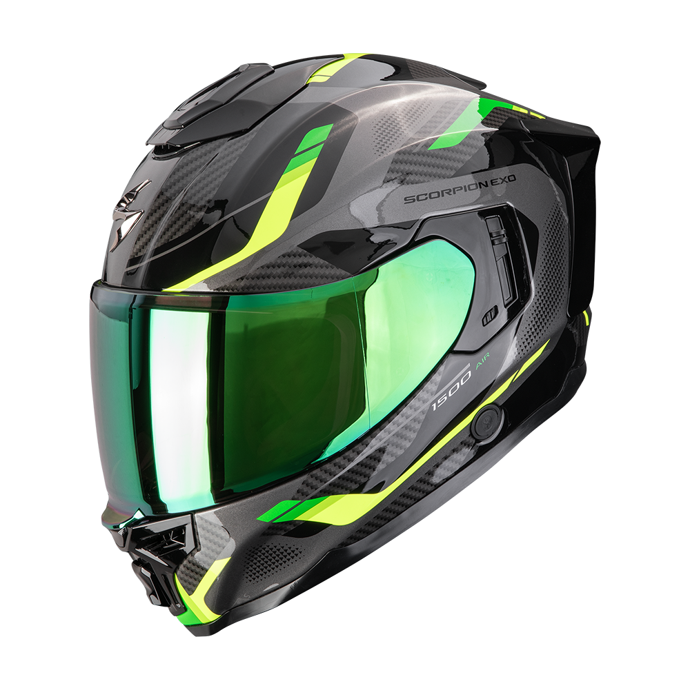 Casco Scorpion EXO-1500 Air Sleek Negro Verde image_1