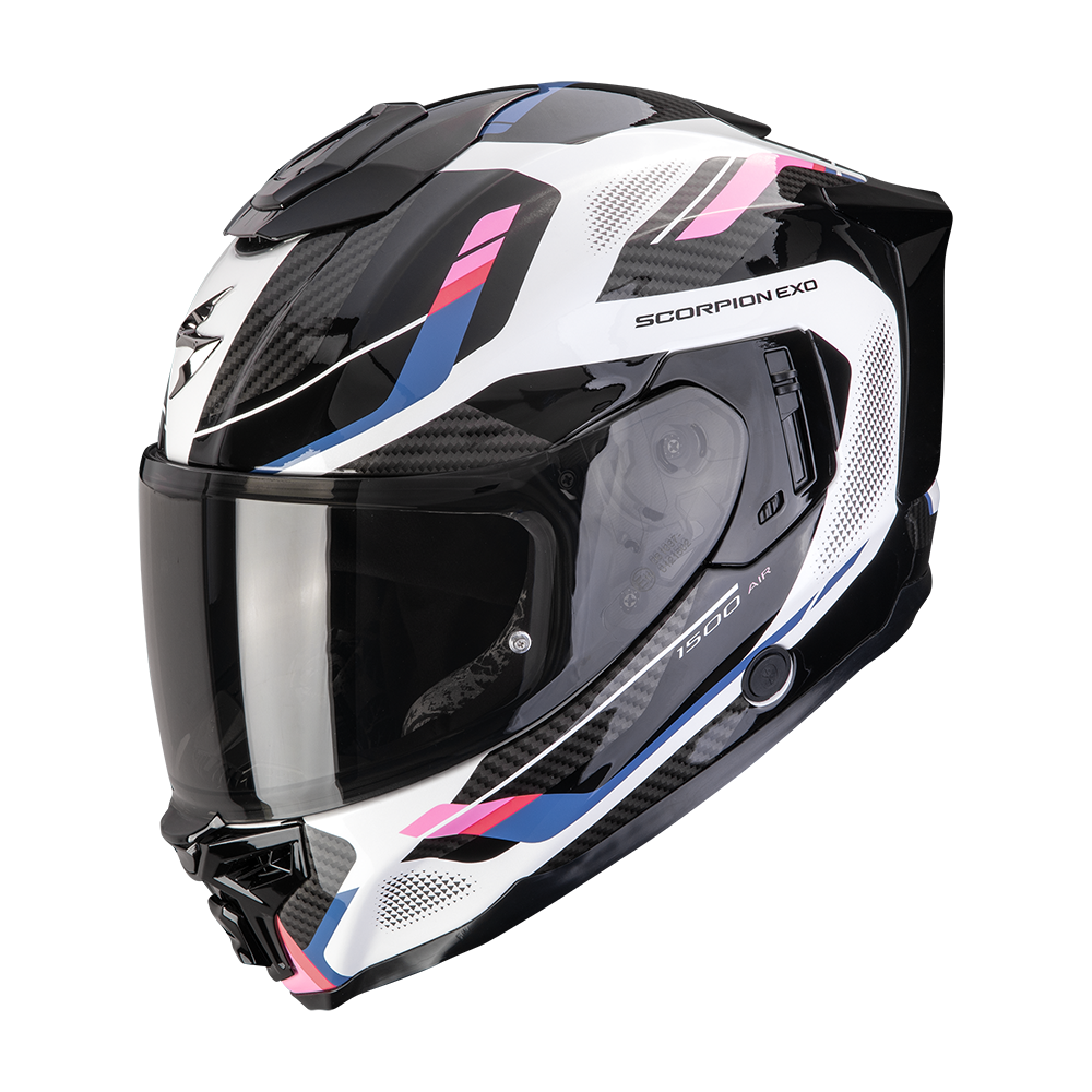 Casco Scorpion EXO-1500 Air Sleek Blanco Negro Ros image_1