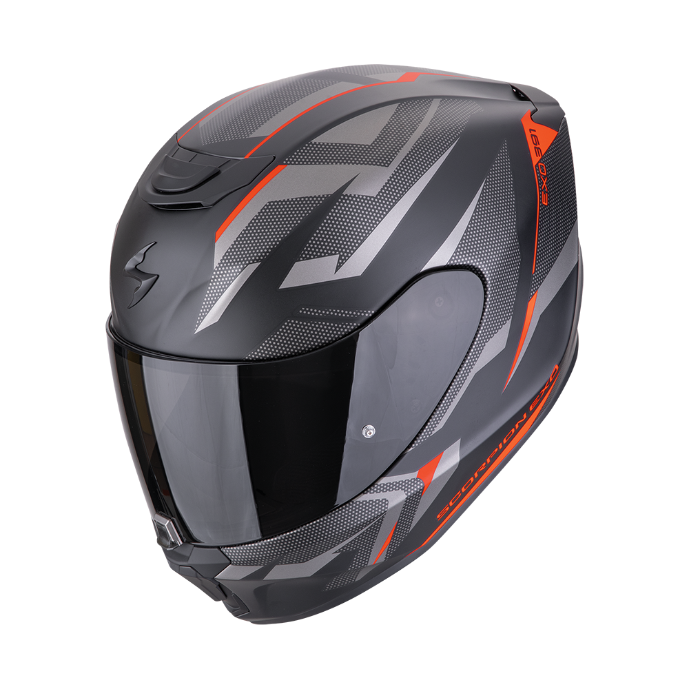 Casco Scorpion EXO-391 Aaxo Negro Rojo Mate image_1