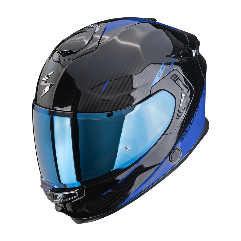 Casco Scorpion EXO-GT SP Air Asphalt Negro Azul image_1