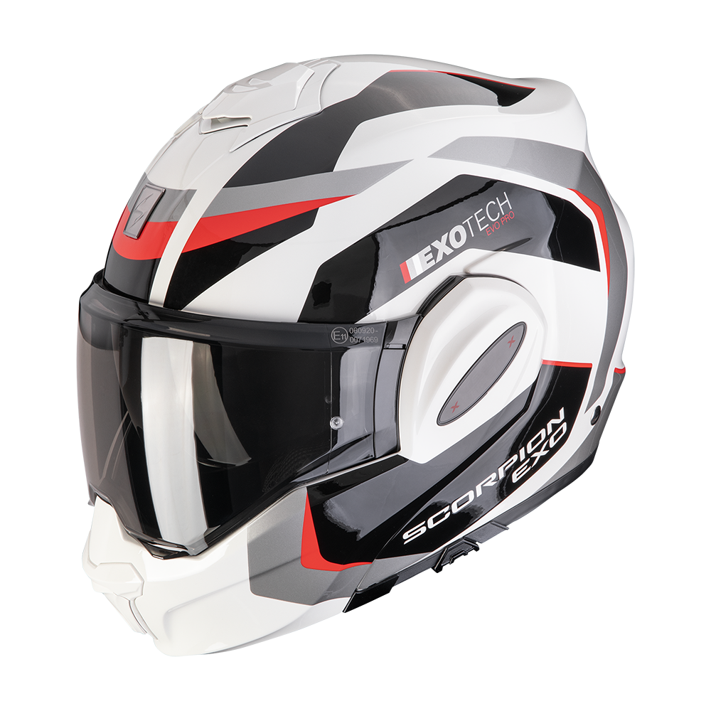 Casco Scorpion EXO-TECH Evo Pro Acuti Gris Negro R image_1