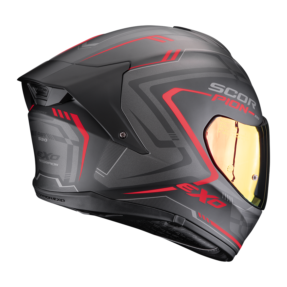 Casco Scorpion EXO-530 Air Slope Negro Rojo Mate Casco Scorpion EXO-530 Air Slope Negro Rojo Mate