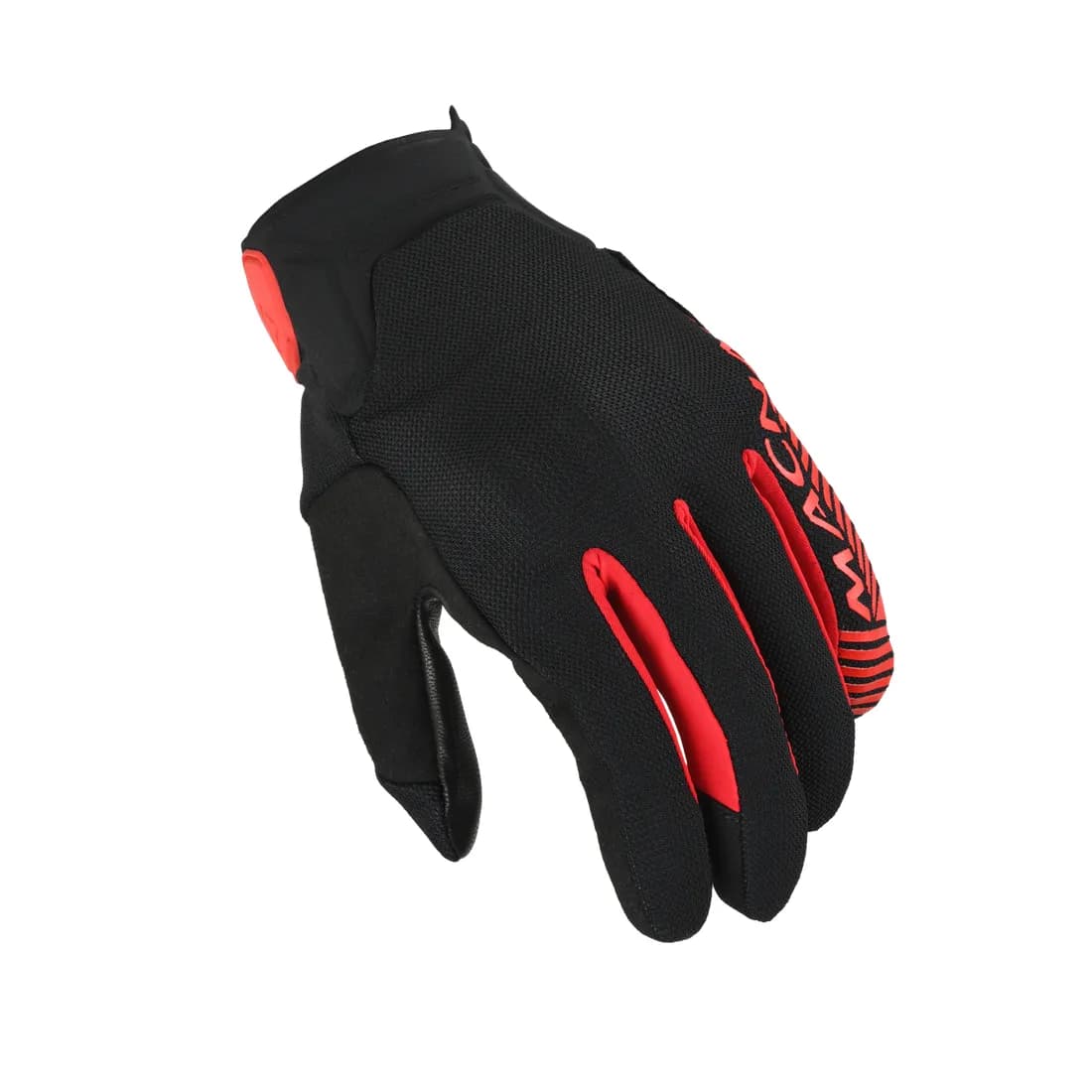 Guantes Macna Obtain Leather Negro Rojo image_1